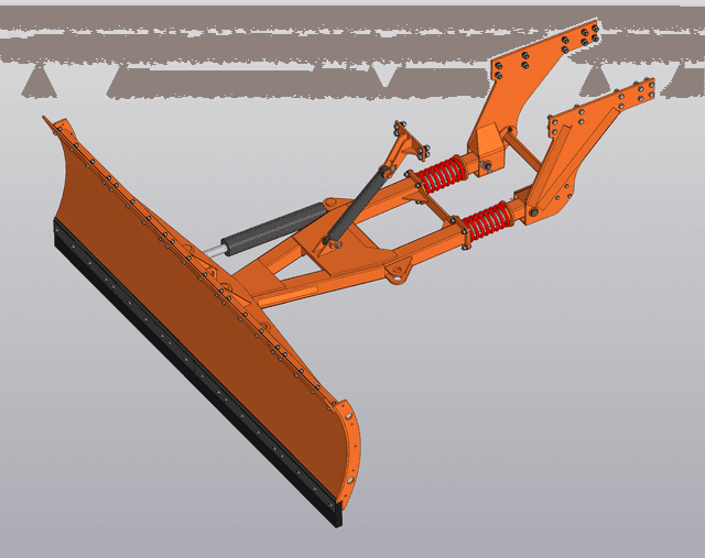 Отвал передний двухсторонний БелДТ-7003 на трактор Беларус